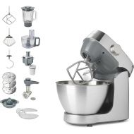 Kenwood Prospero+ KHC29.P0SI Food Processor, 4.3 L Stainless Steel Bowl, 1,000 Watts, Including 11-Piece Accessory Set with Juicer, Mincer, Chopper, Glass Mixing Attachment, Citrus Juicer and More,