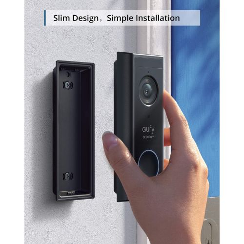  [아마존베스트]eufy Security, Wi-Fi Video Doorbell Kit, 1080p-Grade Resolution, 120-day Battery, No Monthly Fees, Human Detection, 2-Way Audio, Free Wireless Chime (Requires Micro-SD Card)
