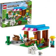 LEGO Minecraft The Bakery Building Kit 21184 Game-Inspired Minecraft Toy Set for Kids Girls Boys Age 8+ Featuring 3 Minecraft Figures and Goat, with Village and Treasure Chest Accessories, Gift Idea