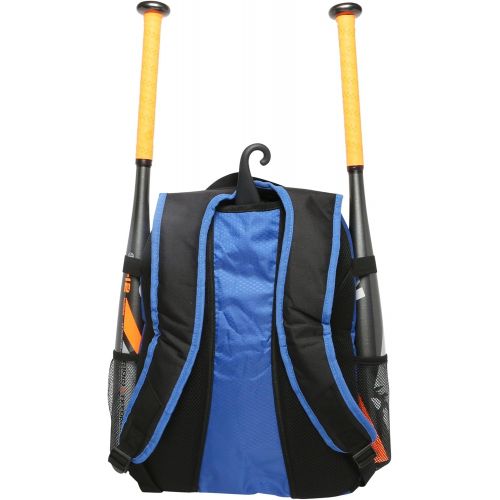  Athletico Youth Baseball Bag - Bat Backpack for Baseball, T-Ball & Softball Equipment & Gear Holds Bat, Helmet, Glove Fence Hook