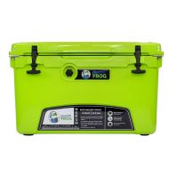 Frosted Frog Original Green 45 Quart Ice Chest Heavy Duty High Performance Roto-Molded Commercial Grade Insulated Cooler