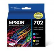 Epson T702120-BCS DURABrite Ultra Black and Color Combo Pack Standard Capacity Cartridge Ink