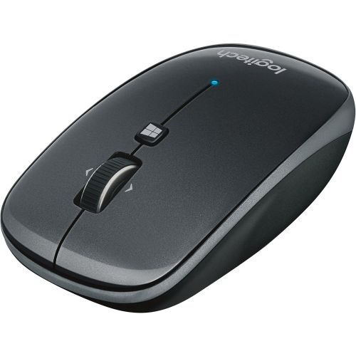 로지텍 [아마존베스트]Logitech M557 Bluetooth Mouse  Wireless Mouse with 1 Year Battery Life, Side-to-Side Scrolling, and Right or Left Hand Use with Apple Mac or Microsoft Windows Computers and Laptop