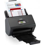 Brother ImageCenter ADS-2800W Wireless Document Scanner, Multi-Page Scanning, Color Touchscreen, Integrated Image Optimization, High-Precision Scanning, Continuous Scan Mode, Black