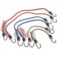 Coleman Company Assorted Stretch Cords, Yellow/Blue/Red