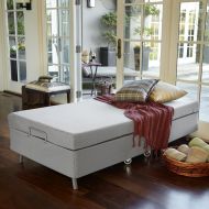 Zinus Memory Foam Resort Folding Guest Bed with Wheels, Standard Twin