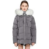 Orolay Womens Thickened Winter Bubble Down Coat Inner Vest Hooded Puffer Jacket