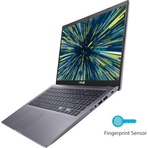 아수스 ASUS VivoBook 15 F515 Thin and Light Laptop, 15.6” FHD Display, Intel Core i3-1005G1 Processor, 4GB DDR4 RAM, 128GB PCIe SSD, Fingerprint Reader, Windows 10 Home in S Mode, Slate G