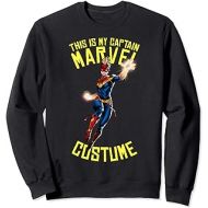 할로윈 용품Marvel Halloween This Is My Captain Marvel Costume Sweatshirt