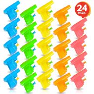 ArtCreativity Colorful Mini Water Guns - Pack of 24 - Fun Assorted Neon Colors - Great Pool and Beach Party Favor - Amazing Gift Idea for Boys and Girls Ages 3+