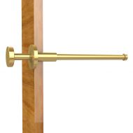 Allied Precision Industries Allied Brass MD-23-PB Modern Pullout Garment Rod, 10-Inch, Polished Brass