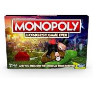 MONOPOLY Longest Game Ever, Classic Gameplay with Extended Play; Board Game (Amazon Exclusive) for Ages 8 & Up