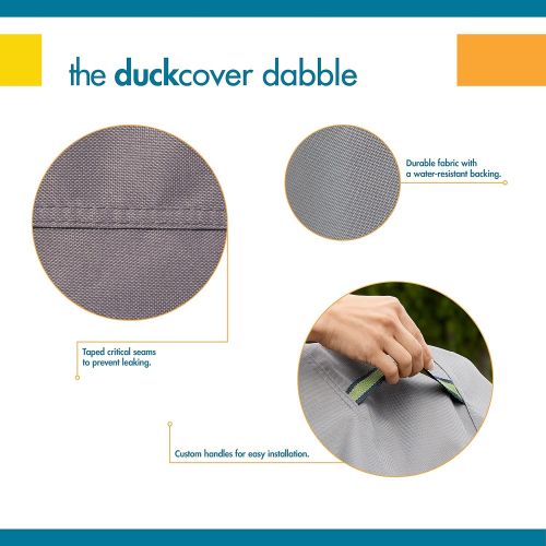  [아마존베스트]Duck Covers Soteria Waterproof 54 Inch Patio Loveseat Cover