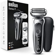 Braun Series 7 7020s Flex Electric Razor for Men with Precision Trimmer, Wet & Dry, Rechargeable, Cordless Foil Shaver, Silver
