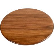 Lazy Susan ? 13.5 Inch Round Wooden Turntable for Dining Table, Kitchen Countertop, Pantry or Decorative Serving Centerpiece Display