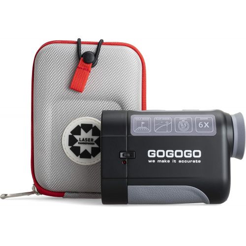  Gogogo Sport Vpro Laser Rangefinder, Golf & Hunting Range Finder with Slope, Pinsensor - Flag-Lock, 650Y/900Y Golfing Distance Measure