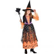 SUIT YOURSELF Suit Yourself Light-Up Magical Witch Halloween Costume for Girls, Includes Accessories