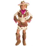 Princess Paradise Kids Rhinestone Cowgirl Costume, X-Small, Ivory/Tan
