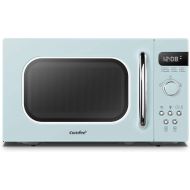 COMFEE Retro Countertop Microwave Oven with Compact Size, Position-Memory Turntable, Sound On/Off Button, Child Safety Lock and ECO Mode, 0.7Cu.ft/700W, Pastel Green, AM720C2RA-G