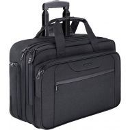 [아마존베스트]KROSER Rolling Laptop Bag Premium Wheeled Briefcase Fits Up to 17.3 Inch Laptop Water-Proof Overnight Roller Case Computer Bag with RFID Pockets for Travel/Business/School/Men/Wome