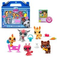 Littlest Pet Shop Farm Besties Collector Set - Gen 7 Bobble Head Pets #56-60, Imagination Toy for Kids 4+