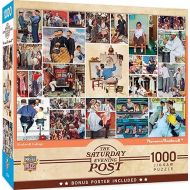 Masterpieces 1000 Piece Jigsaw Puzzle for Adults, Family, Or Kids - Rockwell Collage - 19.25