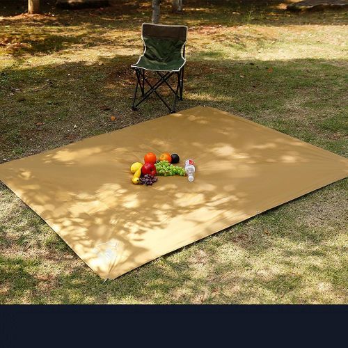  TAHUAON Camping Tent Tarp Waterproof Picnic Mat Rain Tarp Footprint with Drawstring Carrying Bag for Picnic Hiking (300*300cm)