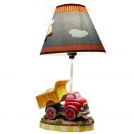 Fantasy Fields - Transportation Thematic Kids Table Lamp Imagination Inspiring Hand Painted Details Non-Toxic, Lead Free Water-based Paint