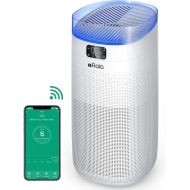Afloia Air Purifier for Home large room, up to 1500 Sq Ft, H13 True HEPA Filter，4 Stage Filtration for Allergies Pets Odors Dust Pollen Smoke, Smart Air Cleaner WiFi Alexa Control