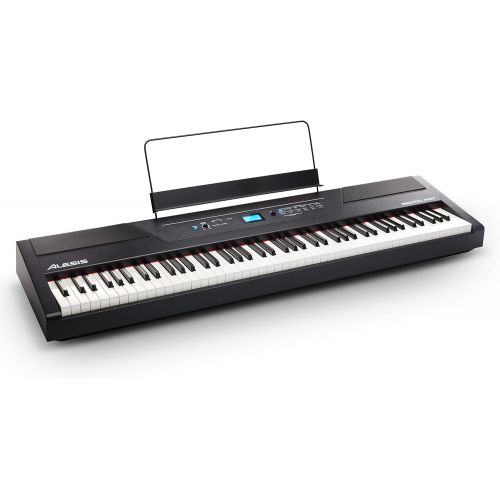  [아마존베스트]Alesis Recital Pro | Digital Piano / Keyboard with 88 Hammer Action Keys, 12 Premium Voices, 20W Built in Speakers, Headphone Output & Powerful Educational Features