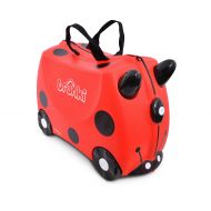 Richard Trunki Original Kids Ride-On Suitcase and Carry-On Luggage - Harley Ladybug (Red Pokadot)