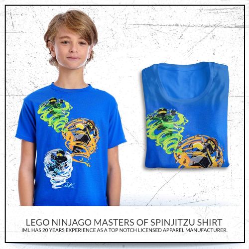  LEGO Ninjago Masters of Spinjitzu Boys Short Sleeve T-Shirt