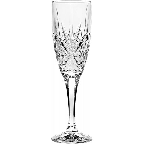  [아마존베스트]Godinger Dublin Crystal Champagne Flutes - Set of 4