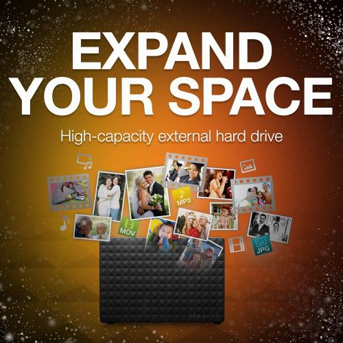  [아마존베스트]Seagate Expansion Desktop 16TB External Hard Drive HDD - USB 3.0 for PC Laptop, 1-year Rescue Service (STEB16000402)