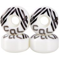 Cal 7 Catch-22 Skateboard Wheels, 52mm & 100A, Black & White Design, Great for Trick, Street & More