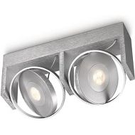 Philips Ledino Indoor Twin LED Spot Lights Aluminium
