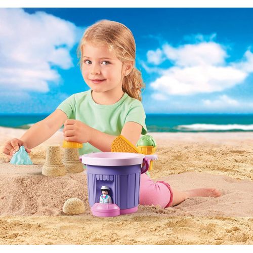 플레이모빌 PLAYMOBIL Ice Cream Shop Sand Bucket