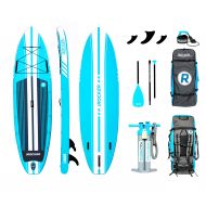 IROCKER iROCKER All-Around Inflatable Stand Up Paddle Board 10/11 Long 32 Wide 6 Thick SUP Package