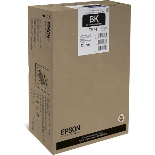 엡손 Epson T9741-1520.5 ml - Taille XXL - Noir - Originale - cartouche dencre - Pour Workforce Pro WF-C869R, WF-C869RD3TWFC, WF-C869RDTWF, WF-C869RDTWFC
