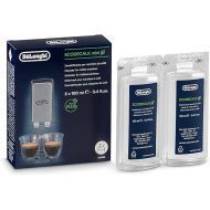 De'Longhi EcoDecalk Descaler, Eco-Friendly Universal Descaling Solution for Coffee & Espresso Machines, 2-Pack (1 use per pack)