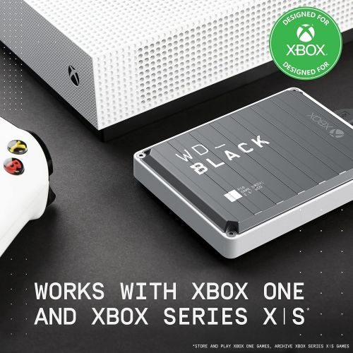  WD_BLACK 5TB P10 Game Drive for Xbox - Portable External Hard Drive HDD with 1-Month Xbox Game Pass - WDBA5G0050BBK-WESN