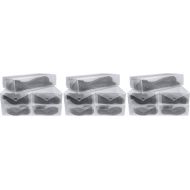 Greenco Clear Foldable Boot Storage Boxes (3 X Pack of 5)