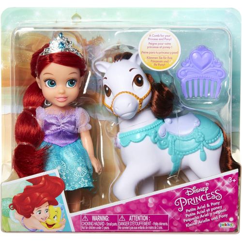 디즈니 Disney Princess Ariel Petite Doll & Seahorse Pony