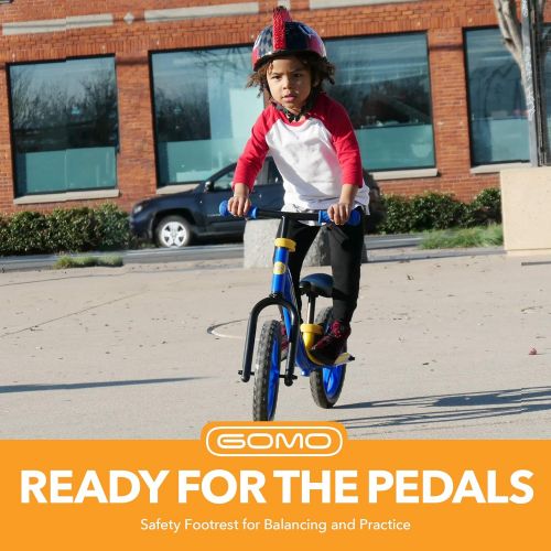  [아마존베스트]GOMO Balance Bike - Toddler Training Bike for 18 Months, 2, 3, 4 and 5 Year Old Kids - Ultra Cool Colors Push Bikes for Toddlers/No Pedal Scooter Bicycle with Footrest