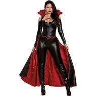 Dreamgirl Womens Princess of Darkness, Black/Red, 1X