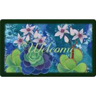 Toland Home Garden 800409 Jade Welcome Doormat, 18 x 30 Multicolor