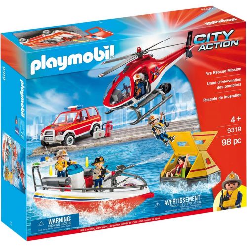 플레이모빌 Playmobil Fire Rescue Mission [Amazon Exclusive]