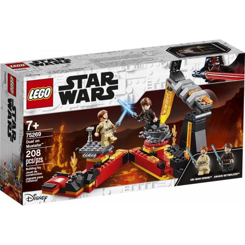  LEGO Star Wars: Revenge of the Sith Duel on Mustafar 75269 Anakin Skywalker vs. Obi-Wan Kenobi Building Kit, New 2020 (208 Pieces)
