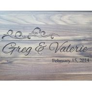 Made in USA - Personalized Cutting Board - Handmade Sustainable Walnut Wood