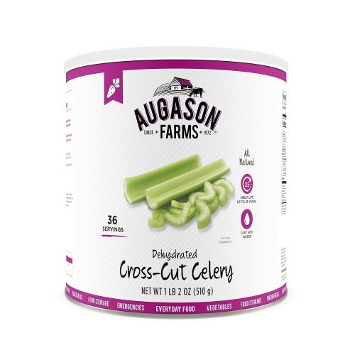  Augason Farms Dehydrated Cross Cut Celery 1 lb 2 oz No. 10 Can